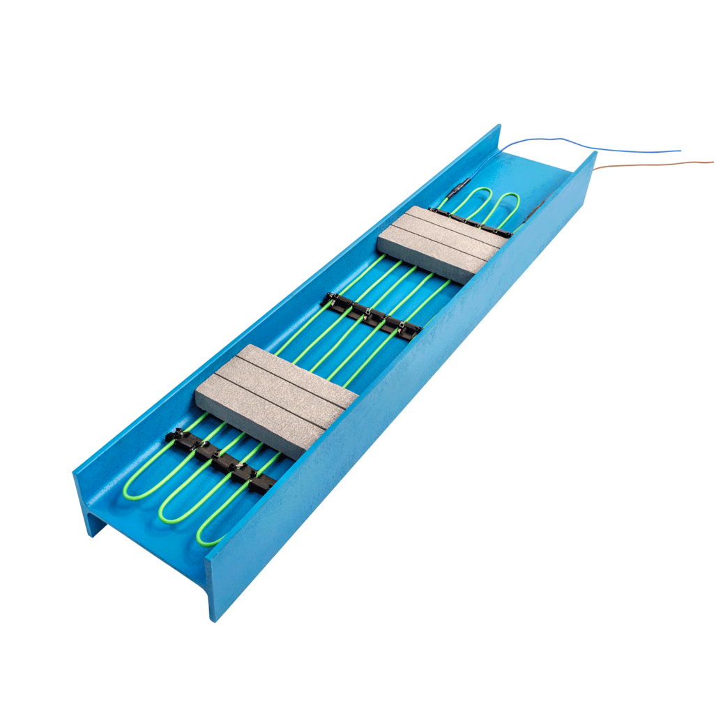 Thermatek stanchion heating system for cold storage facilities